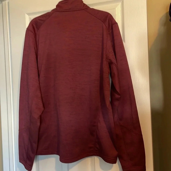 Port Authority men’s maroon full zip sweater size XL - Picture 6 of 8
